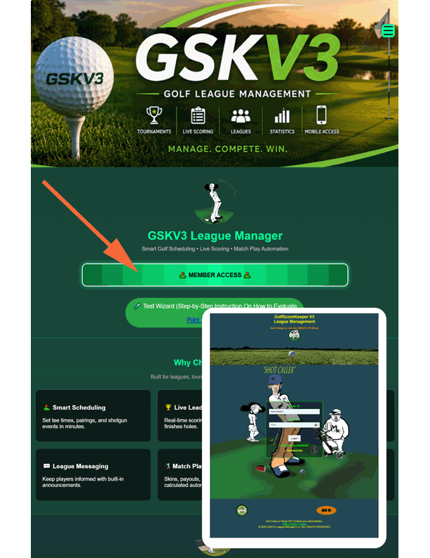 Login Instruction Screenshot